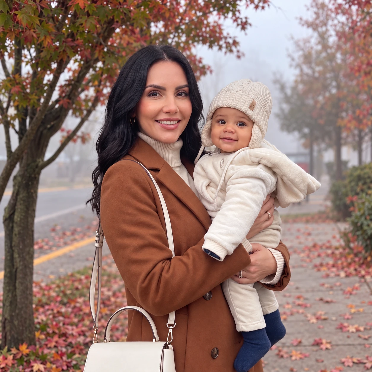 Mãe e bebê do Grupo de Promoções